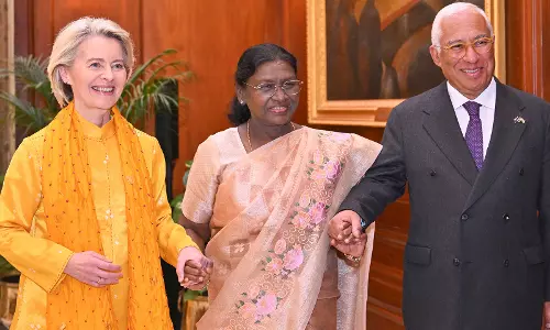 भारत और यूरोपीय संघ लोकतंत्र और बहुलवाद जैसे साझा मूल्यों से जुड़े हुए हैं: President मुर्मू