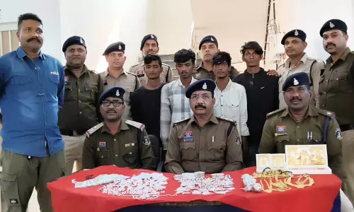 सिविल लाइन पुलिस ने चार बड़ी चोरी का खुलासा, 4 शातिर चोर गिरफ्तार
