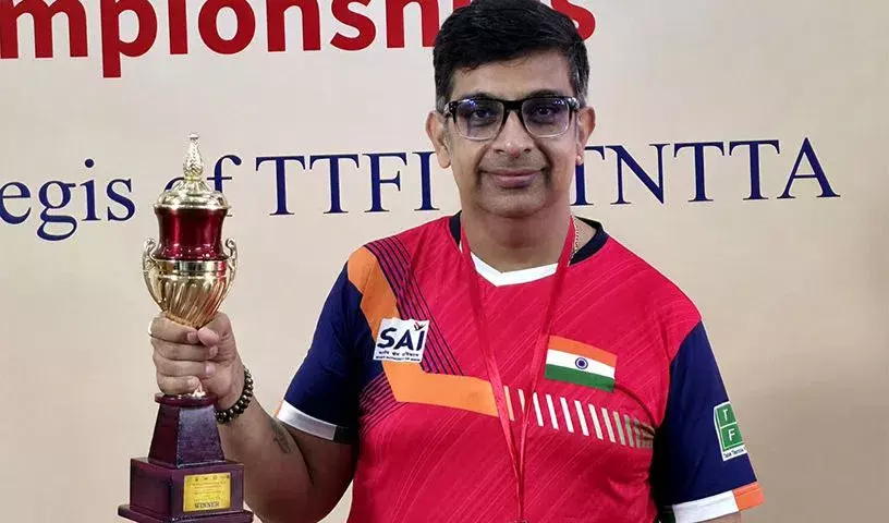 हितेश डोलवानी ने चेन्नई में राष्ट्रीय पैरा टेबल टेनिस खिताब जीता हितेश डोलवानी ने चेन्नई में राष्ट्रीय पैरा टेबल टेनिस खिताब जीता