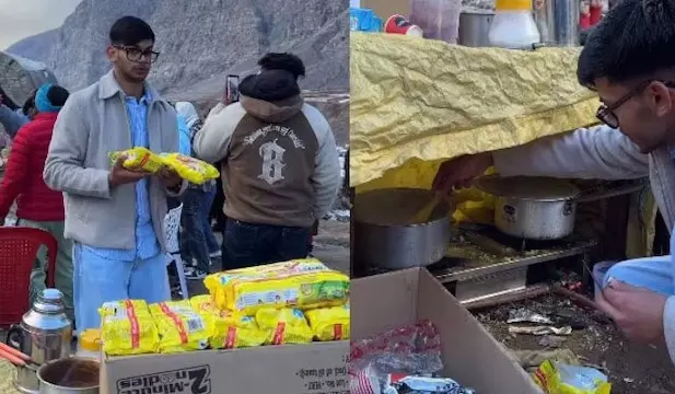 मैगी वाला चर्चा में, 21 हजार कमा रहा प्रतिदिन मैगी वाला चर्चा में, 21 हजार कमा रहा प्रतिदिन