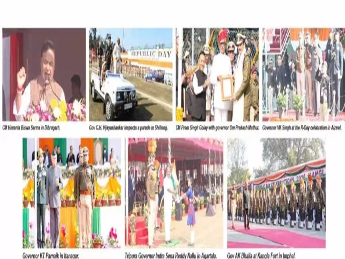 Assam : पूर्वोत्तर राज्यों ने देशभक्ति के जोश के साथ 77वां गणतंत्र दिवस मनाया Assam : पूर्वोत्तर राज्यों ने देशभक्ति के जोश के साथ 77वां गणतंत्र दिवस मनाया