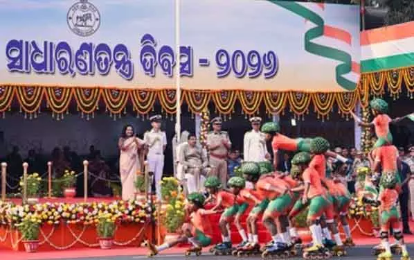 राज्यपाल कम्भमपति ने गणतंत्र दिवस पर Odisha के विकास विजन पर प्रकाश डाला राज्यपाल कम्भमपति ने गणतंत्र दिवस पर Odisha के विकास विजन पर प्रकाश डाला