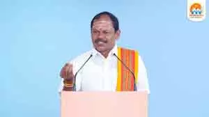 अर्जुन संपत ने तिरुपुर में DMK को धोखा देने वाली पार्टी बताया अर्जुन संपत ने तिरुपुर में DMK को धोखा देने वाली पार्टी बताया
