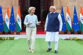 PM मोदी और EU नेतृत्व ने भारत-EU रणनीतिक साझेदारी की सराहना की PM मोदी और EU नेतृत्व ने भारत-EU रणनीतिक साझेदारी की सराहना की