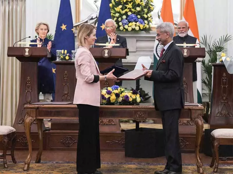 भारत-EU समिट से ग्लोबल ऑर्डर का रिस्क कम होगा, EAM जयशंकर ने कहा भारत-EU समिट से ग्लोबल ऑर्डर का रिस्क कम होगा, EAM जयशंकर ने कहा