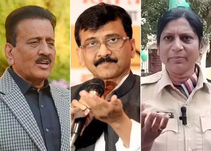 Sanjay Raut ने की माधवी जाधव की तारीफ, मंत्रियों की आलोचना Sanjay Raut ने की माधवी जाधव की तारीफ, मंत्रियों की आलोचना