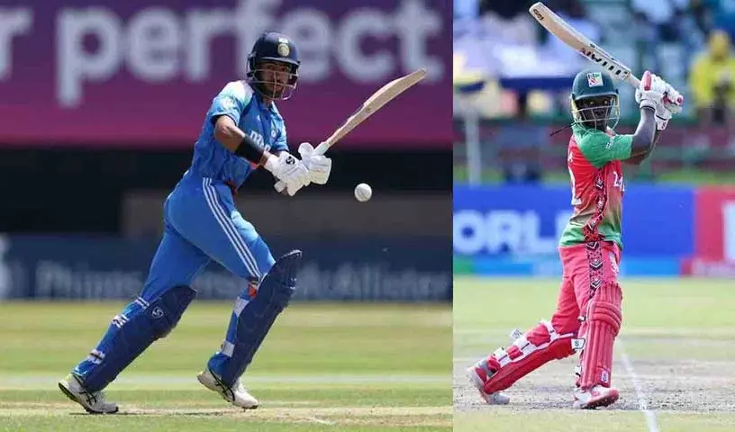 अंडर-19 World Cup में भारत का अजेय अभियान जारी, ज़िम्बाब्वे के खिलाफ बड़ी जीत हासिल की अंडर-19 World Cup में भारत का अजेय अभियान जारी, ज़िम्बाब्वे के खिलाफ बड़ी जीत हासिल की