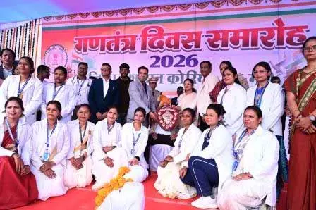 जिले में स्वास्थ्य विभाग ने गणतंत्र दिवस पर निकाली थीम आधारित झांकी, प्रथम स्थान प्राप्त जिले में स्वास्थ्य विभाग ने गणतंत्र दिवस पर निकाली थीम आधारित झांकी, प्रथम स्थान प्राप्त