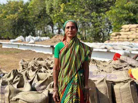 खेत से केंद्र तक भरोसा: महिला किसान चैती बाई बनीं धान खरीदी व्यवस्था की पहचान खेत से केंद्र तक भरोसा: महिला किसान चैती बाई बनीं धान खरीदी व्यवस्था की पहचान