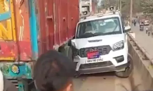 DSP की हत्या करने की कोशिश, ट्रक चालक गिरफ्तार