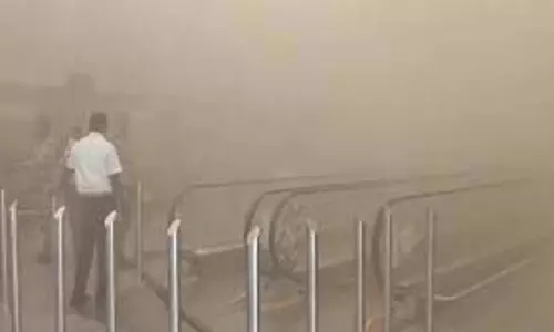 Chennai: एयरपोर्ट पर अचानक आग लगने से अफरा-तफरी