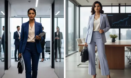 Formal Dress For Women: ऑफिस वियर के लिए परफेक्ट फॉर्मल ड्रेस, जो दें एलिगेंट और प्रोफेशनल लुक Formal Dress For Women: ऑफिस वियर के लिए परफेक्ट फॉर्मल ड्रेस, जो दें एलिगेंट और प्रोफेशनल लुक