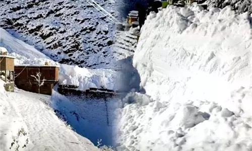 Himachal Pradesh: ग्लेशियर गिरने से वाहनाें और दुकानाें काे नुक्सान