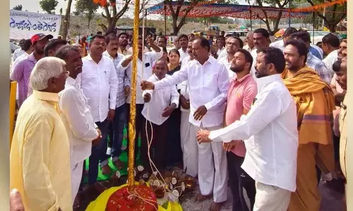 Jayashankar Bhupalpally जिले में मिनी मेदाराम मेला शुरू हो गया Jayashankar Bhupalpally जिले में मिनी मेदाराम मेला शुरू हो गया