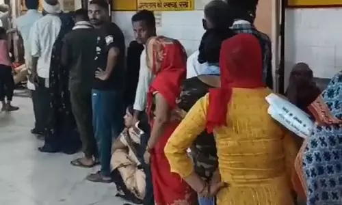 Bhiwani: OPD में पहुंचे 2,000 मरीज, मची अफरातफरी