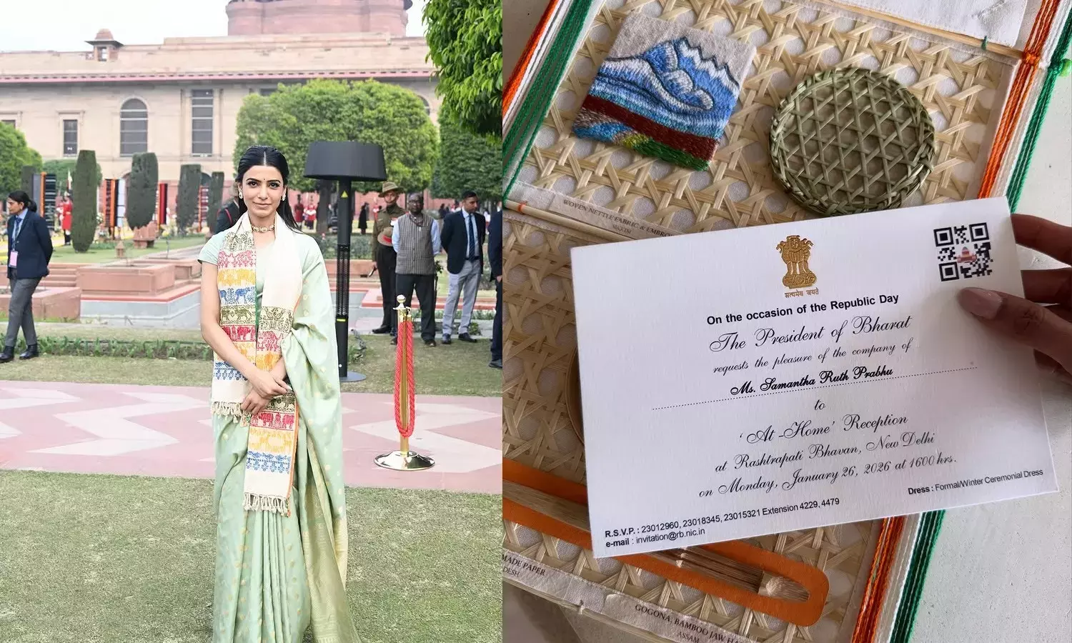 Entertainment : हमेशा आभारी घर पर गणतंत्र दिवस रिसेप्शन में शामिल होने पर सामंथा Entertainment : हमेशा आभारी घर पर गणतंत्र दिवस रिसेप्शन में शामिल होने पर सामंथा
