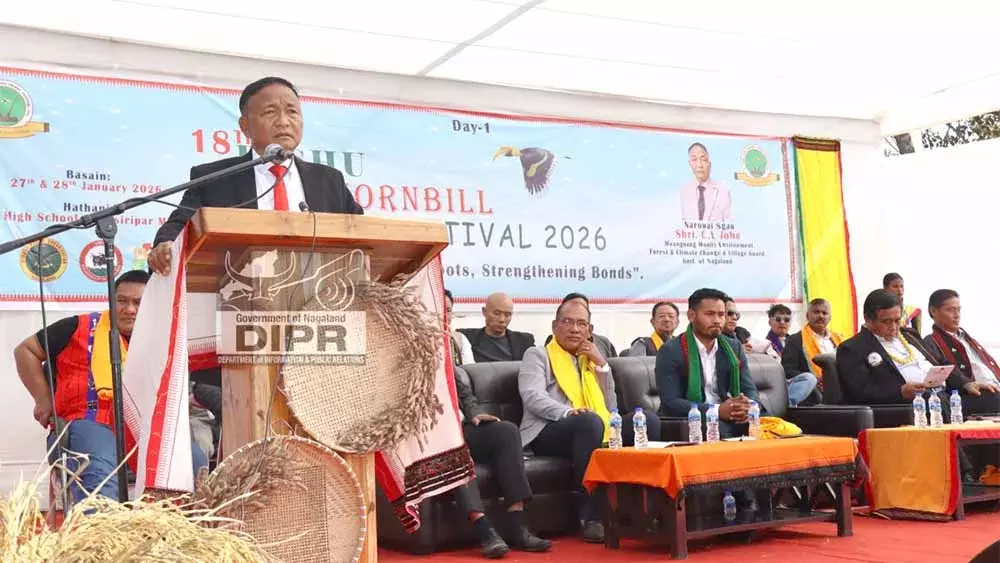 Nagaland : त्योहार एकता को बढ़ावा देते हैं सी.एल. जॉन Nagaland : त्योहार एकता को बढ़ावा देते हैं सी.एल. जॉन
