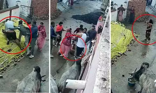 Jabalpur: पुराने झगड़े में महिला को घर से बाहर खींचकर पीटा गया