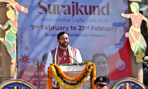 16-दिवसीय सूरजकुंड शिल्प महोत्सव 31 जनवरी को शुरू होगा 16-दिवसीय सूरजकुंड शिल्प महोत्सव 31 जनवरी को शुरू होगा