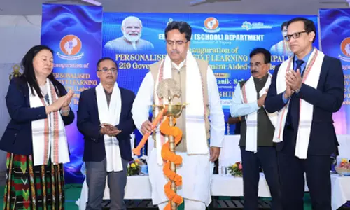 सीएम साहा ने 210 स्कूलों में पर्सनलाइज़्ड एडैप्टिव लर्निंग लैब का उद्घाटन किया सीएम साहा ने 210 स्कूलों में पर्सनलाइज़्ड एडैप्टिव लर्निंग लैब का उद्घाटन किया