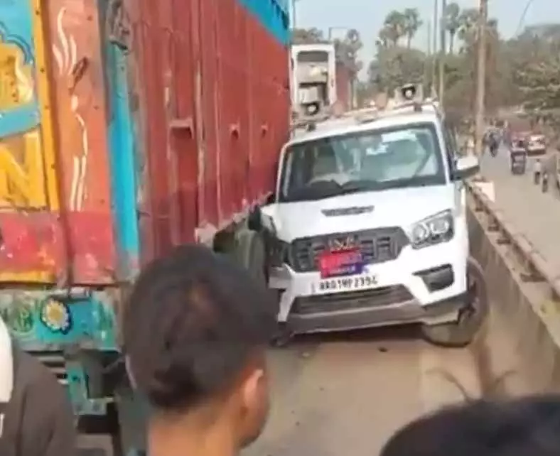 DSP की हत्या करने की कोशिश, ट्रक चालक गिरफ्तार DSP की हत्या करने की कोशिश, ट्रक चालक गिरफ्तार