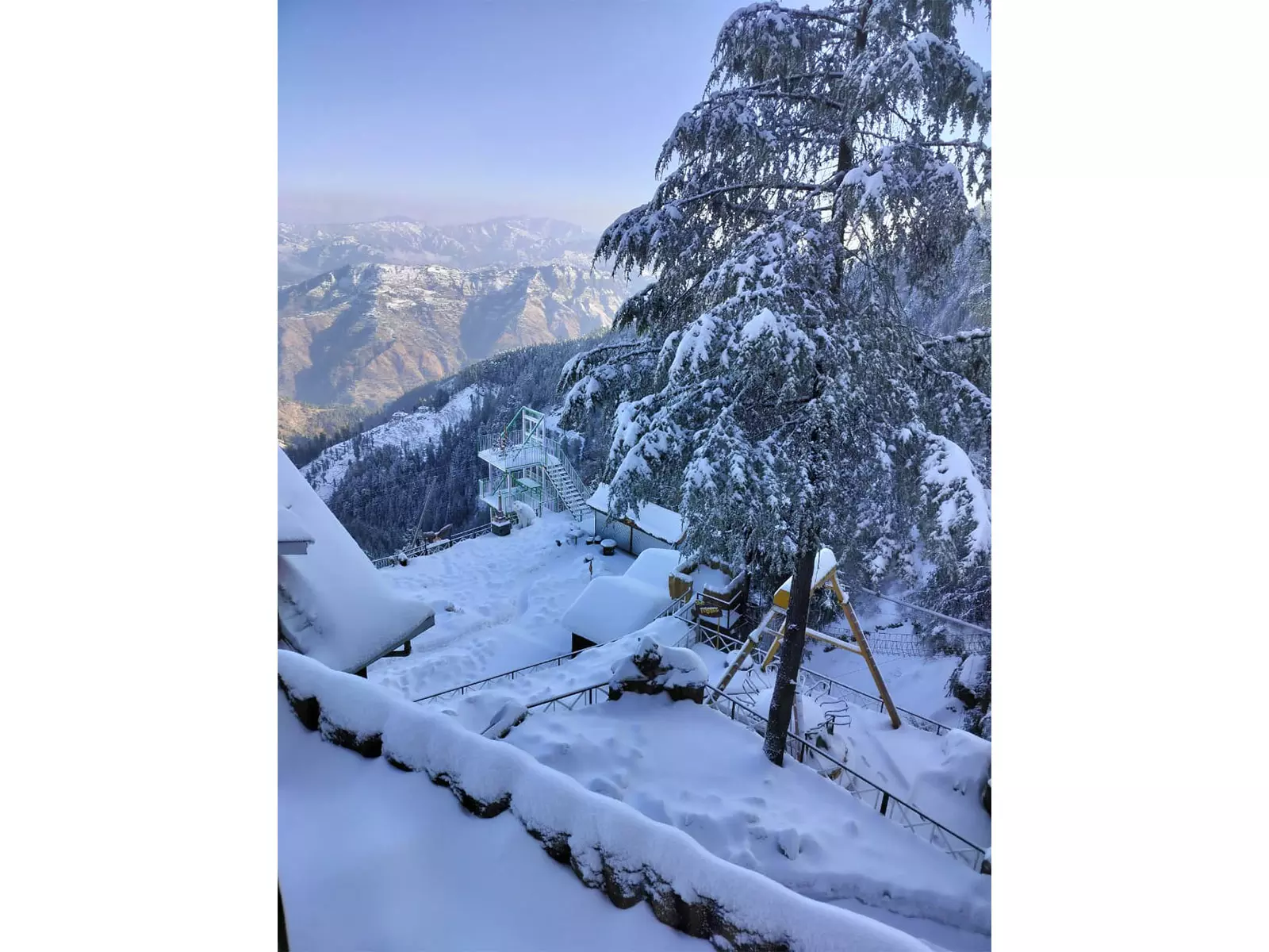 Shimla में ताजा बर्फबारी से पर्यटक रोमांचित, पर्यटन उद्योग में पुनरुत्थान देखने को मिला Shimla में ताजा बर्फबारी से पर्यटक रोमांचित, पर्यटन उद्योग में पुनरुत्थान देखने को मिला