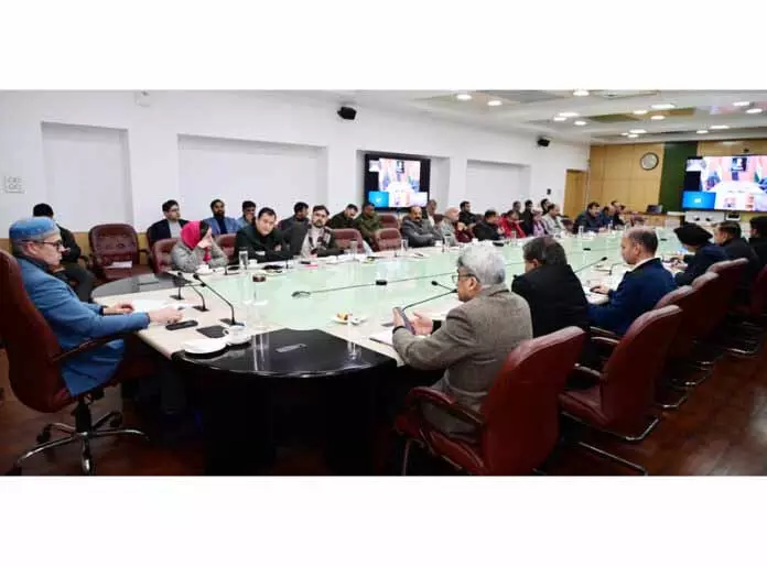 CM ने जम्मू और सांबा जिलों के जन प्रतिनिधियों के साथ बजट से पहले की बैठक की अध्यक्षता की CM ने जम्मू और सांबा जिलों के जन प्रतिनिधियों के साथ बजट से पहले की बैठक की अध्यक्षता की