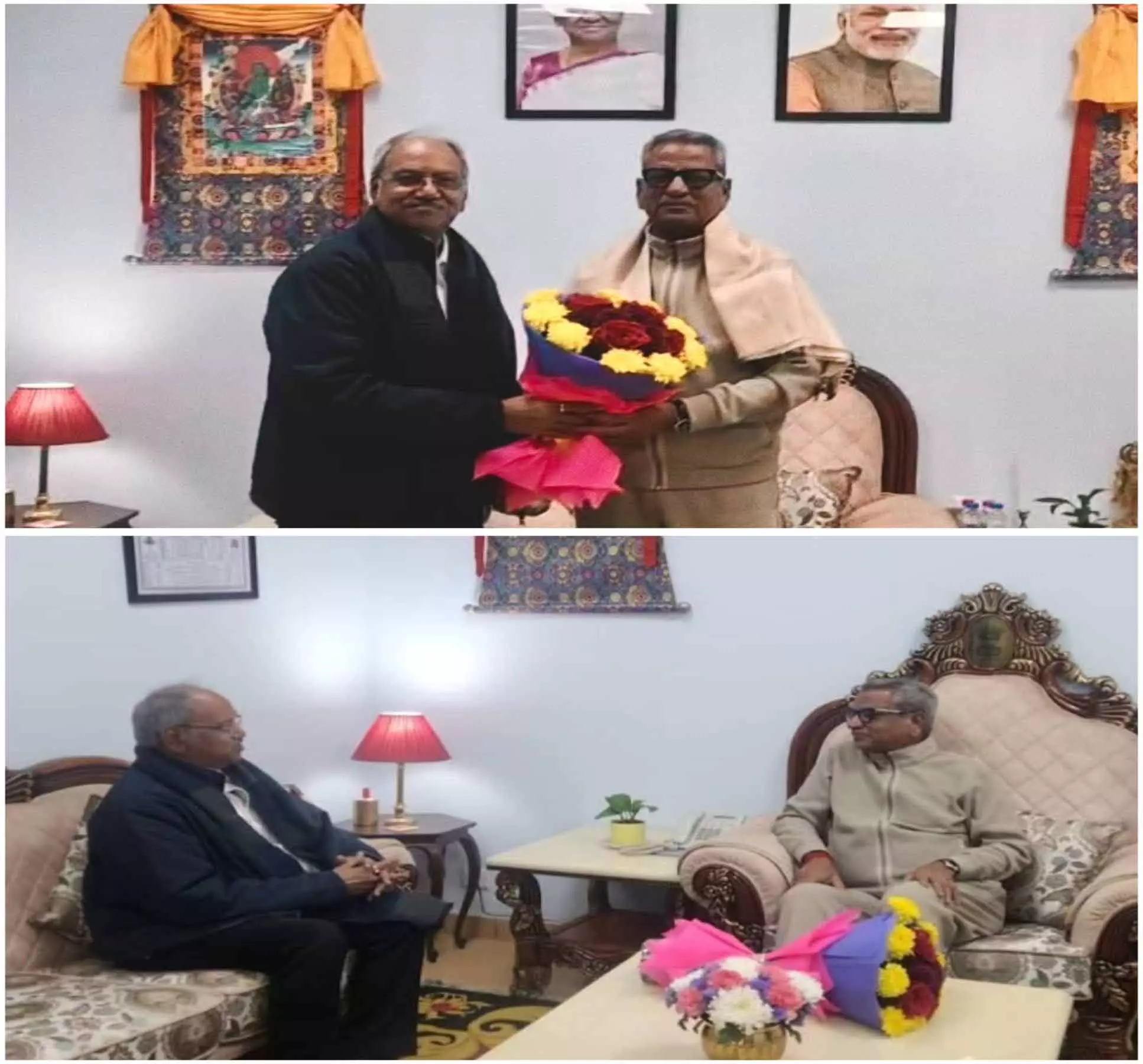 सांसद बृजमोहन अग्रवाल ने सिक्किम हाउस में राज्यपाल माथुर से मुलाकात की सांसद बृजमोहन अग्रवाल ने सिक्किम हाउस में राज्यपाल माथुर से मुलाकात की
