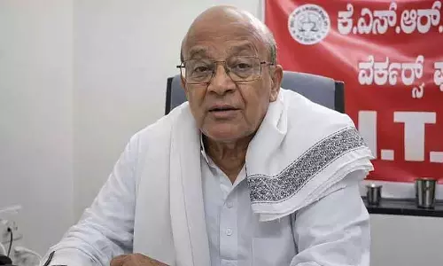 Karnataka : वयोवृद्ध ट्रेड यूनियन नेता अनंत सुब्बाराव का निधन