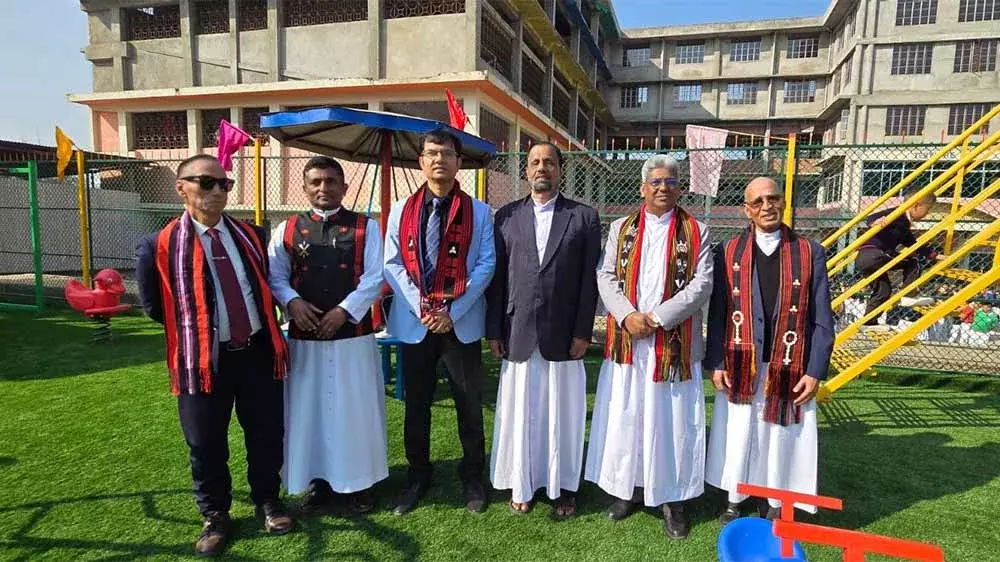 Nagaland : सेंट एंथोनी स्कूल में ईडन गार्डन चिल्ड्रन्स पार्क का उद्घाटन किया