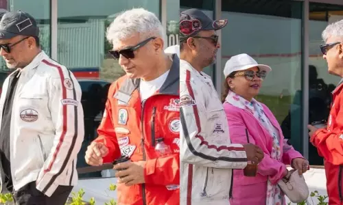 Ajith Kumar ने दुबई में आने वाले रेसिंग वीक से पहले आर माधवन से मुलाकात की Ajith Kumar ने दुबई में आने वाले रेसिंग वीक से पहले आर माधवन से मुलाकात की
