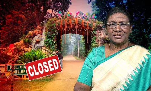 राष्ट्रपति द्रौपदी मुर्मू के Similipal दौरे के लिए कुछ खास रास्तों पर पाबंदियां राष्ट्रपति द्रौपदी मुर्मू के Similipal दौरे के लिए कुछ खास रास्तों पर पाबंदियां
