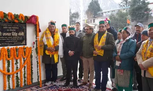 Minister Negi ने रिकांगपिओ में 10.40 करोड़ रुपये की परियोजनाओं का उद्घाटन किया