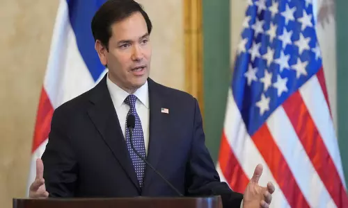 Rubio ने ट्रंप के दावोस भाषण पर लीविट के बयान का खंडन किया