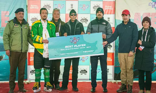 Ladakh में आइस हॉकी लीग के तीसरे सीजन का शुभारंभ होने जा रहा Ladakh में आइस हॉकी लीग के तीसरे सीजन का शुभारंभ होने जा रहा