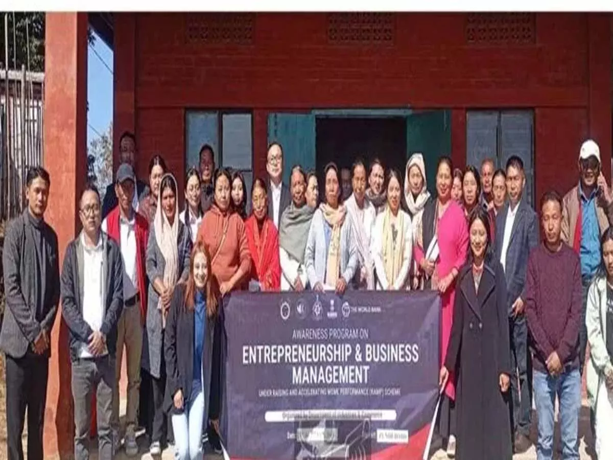Nagaland: एटोइजु टाउन में MSMEs के लिए कैपेसिटी बिल्डिंग प्रोग्राम Nagaland: एटोइजु टाउन में MSMEs के लिए कैपेसिटी बिल्डिंग प्रोग्राम
