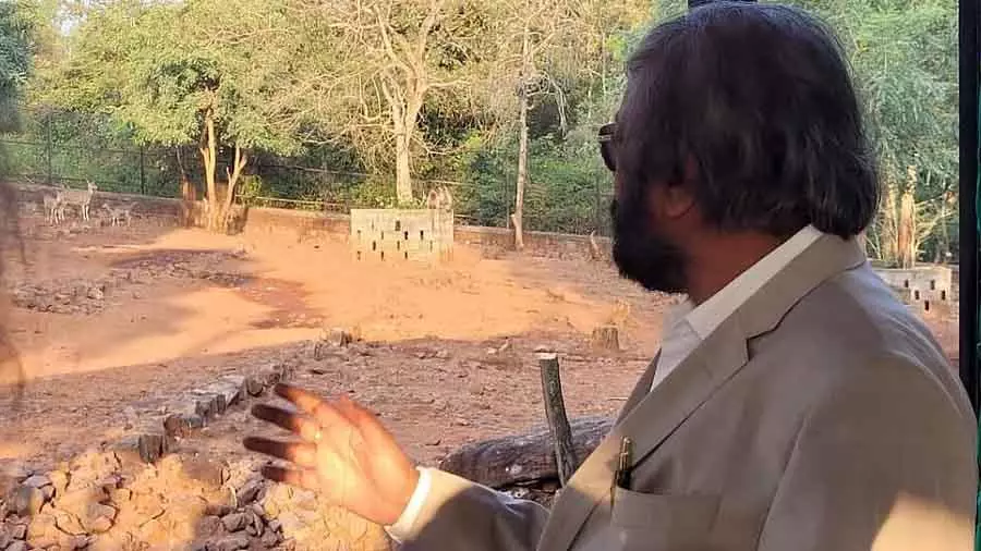 वन्यजीव अभयारण्य का दायरा कम करने के कदम पर विवाद के बीच वन मंत्री ने Shettihalli का दौरा किया वन्यजीव अभयारण्य का दायरा कम करने के कदम पर विवाद के बीच वन मंत्री ने Shettihalli का दौरा किया