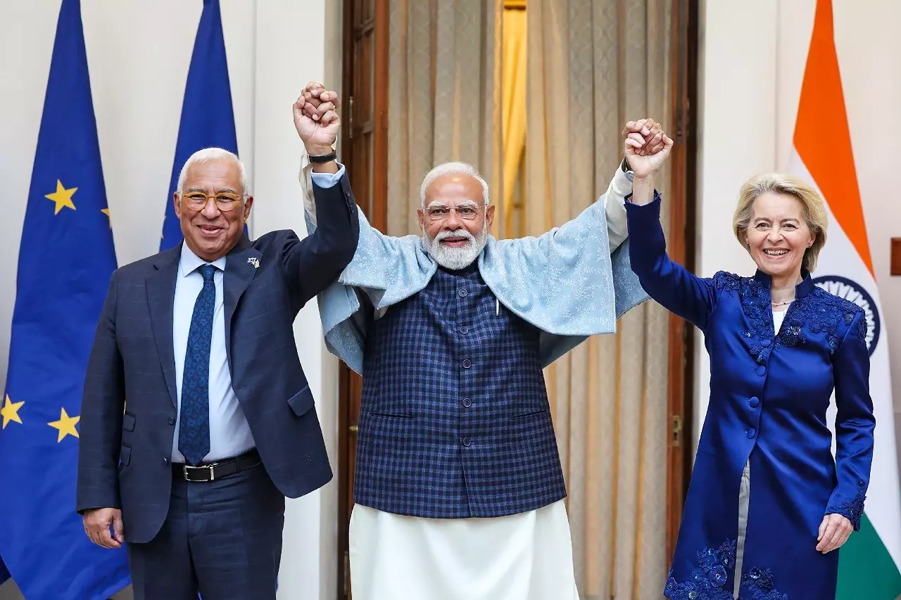 India-EU व्यापार समझौते से वाशिंगटन में खतरे की घंटी बज गई India-EU व्यापार समझौते से वाशिंगटन में खतरे की घंटी बज गई