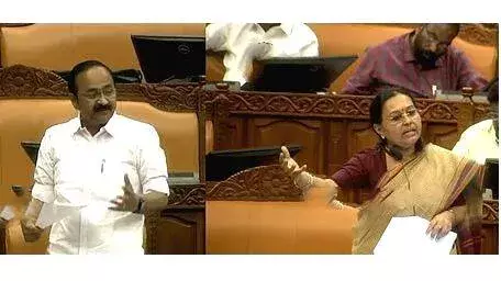 स्वास्थ्य मंत्री ने UDF पर हेल्थकेयर वर्कर्स का मनोबल गिराने का आरोप लगाया स्वास्थ्य मंत्री ने UDF पर हेल्थकेयर वर्कर्स का मनोबल गिराने का आरोप लगाया