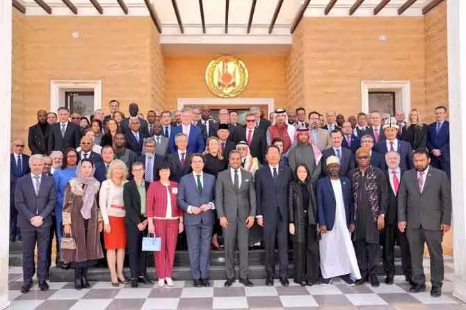 Riyadh में राजदूतों के लिए विदाई समारोह Riyadh में राजदूतों के लिए विदाई समारोह