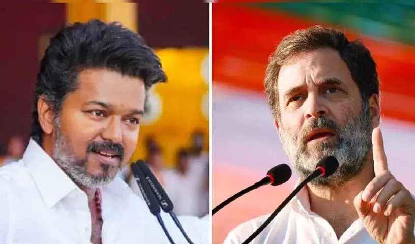 राहुल गांधी ने TVK विजय के पिता के ऑफर पर कांग्रेस को बढ़ावा दिया राहुल गांधी ने TVK विजय के पिता के ऑफर पर कांग्रेस को बढ़ावा दिया