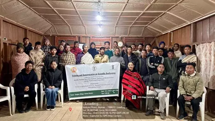 पूर्वी नागालैंड के जिलों में वैज्ञानिक मधुमक्खी पालन प्रशिक्षण आयोजित किया गया