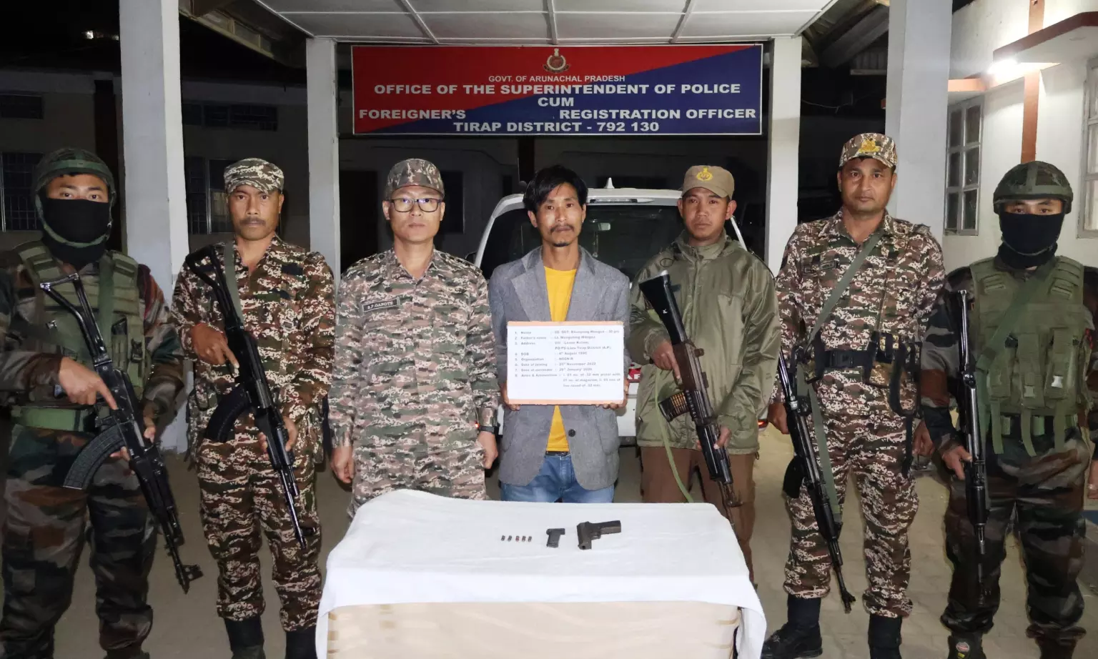Arunachal: NSCN-R कैडर ने तिरप में सुरक्षा बलों के सामने सरेंडर किया