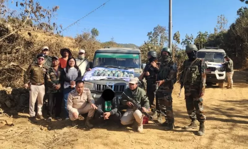 Manipur: चुराचांदपुर में हथियार, IED और अफीम ज़ब्त