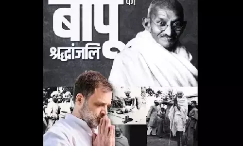 राष्ट्रपिता की पुण्यतिथि पर कांग्रेस ने दी श्रद्धांजलि राष्ट्रपिता की पुण्यतिथि पर कांग्रेस ने दी श्रद्धांजलि