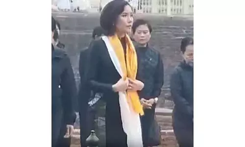 रॉयल नोबल कंसोर्ट Thailand ने Kushinagar में बौद्ध स्थलों पर प्रार्थना की