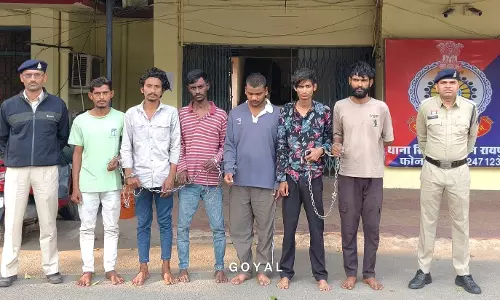 डकैती की साजिश को रायपुर पुलिस ने किया नाकाम, 6 बदमाश अरेस्ट