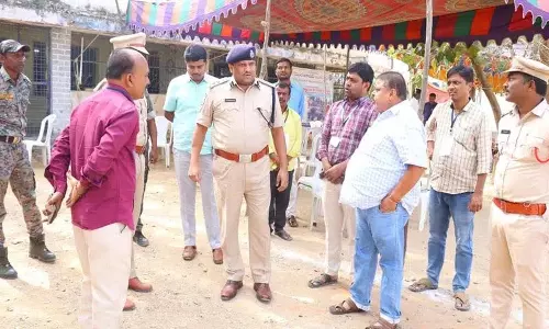 SP डी.वी. श्रीनिवास राव ने शांतिपूर्ण नगर पालिका चुनावों का आश्वासन दिया SP डी.वी. श्रीनिवास राव ने शांतिपूर्ण नगर पालिका चुनावों का आश्वासन दिया