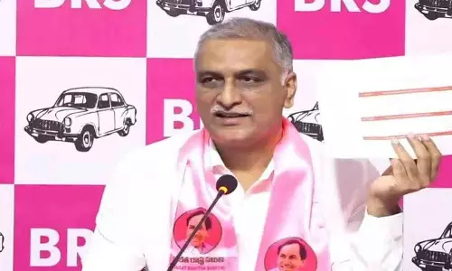 Harish Rao ने कहा कि गोदावरी जल विवाद में चंद्रबाबू नायडू को रेवंत रेड्डी ने ही धोखा दिया