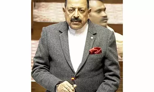 Dr. Jitendra ने राज्यसभा को स्पेस इकोनॉमी की ग्रोथ और प्राइवेट इन्वेस्टमेंट के बारे में जानकारी दी Dr. Jitendra ने राज्यसभा को स्पेस इकोनॉमी की ग्रोथ और प्राइवेट इन्वेस्टमेंट के बारे में जानकारी दी